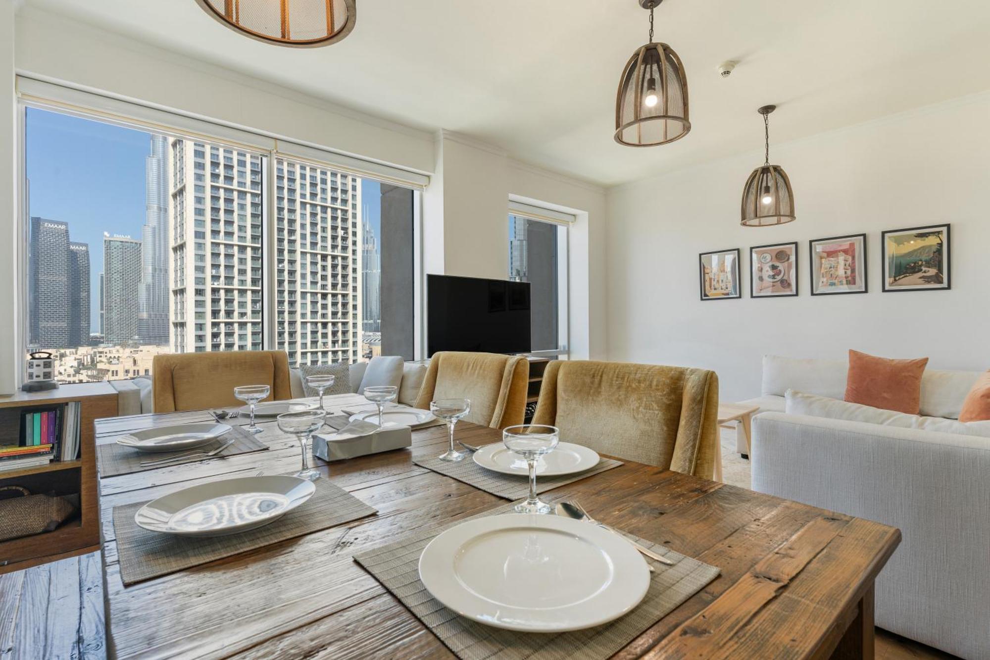 Chic 2Br Apartment, Prime Location Near Dubai Mall - Allsopp&Allsopp Экстерьер фото